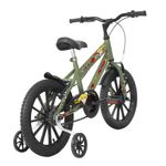 Bicicleta Infantil Joy Mountain Bike Aro 16 Quadro em Aço 1v Verde Militar Free Action
