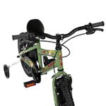 Bicicleta Infantil Joy Mountain Bike Aro 16 Quadro em Aço 1v Verde Militar Free Action