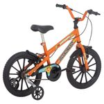 Bicicleta Infantil Capivara Riders Aro 16 Quadro Aço V-brake Laranja Free Action