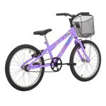 Bicicleta Kiss Mountain Bike Aro 20 Quadro Aço 1v Lilás Free Action
