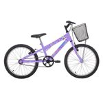Bicicleta Kiss Mountain Bike Aro 20 Quadro Aço 1v Lilás Free Action