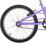 Bicicleta Kiss Mountain Bike Aro 20 Quadro Aço 1v Lilás Free Action