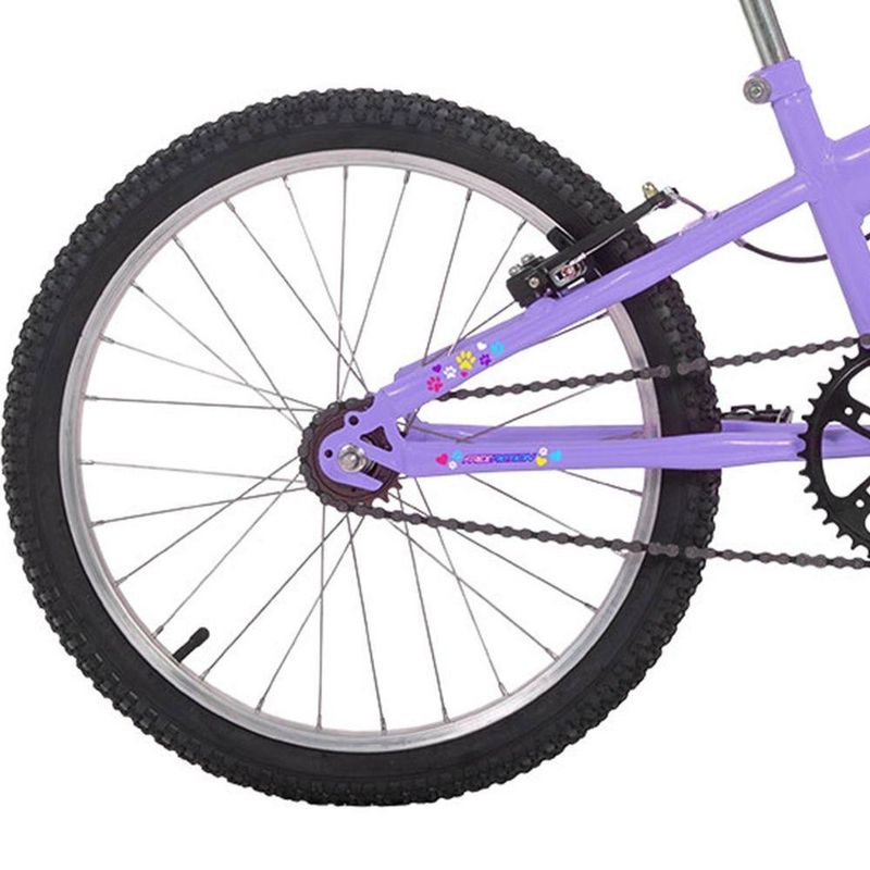 Bicicleta Kiss Mountain Bike Aro 20 Quadro Aço 1v Lilás Free Action