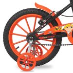 Bicicleta Infantil Joy Aro 16 com Rodinhas Laterais V-Brake Preto Brilho Free Action