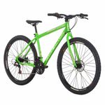 Bicicleta Flexus 15 Mtb Aro 29 Quadro Aço 21 Marchas Freio a Disco Free Action Verde Kawasaki