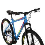Bicicleta Mountain Bike Jaws 20 Aro 29 Quadro Aço 21 Marchas Freio a Disco Azul Capri Mormaii
