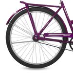 Bicicleta Paradise Urbana Aro 26 Quadro Aço 1 Marcha Contra Pedal Violeta Free Action