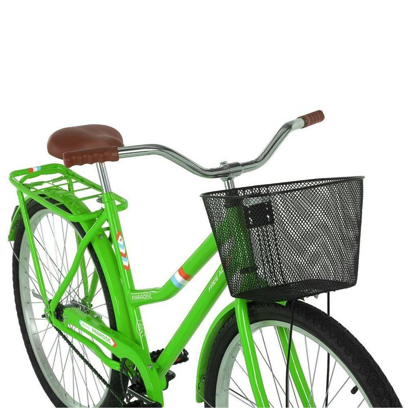 Bicicleta Paradise Urbana Aro 26 Quadro Aço 1 Marcha Contra Pedal Free Action