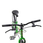 Bicicleta Joy Mountain Bike Aro 20 Quadro Aço 1v V-Brake Verde Kawasaki Free Action
