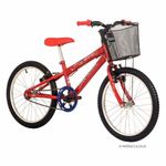 Bicicleta Infantil Aro 20 Lady Bug & Miraculous V-Brake Vermelho Coke Free Action