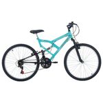 Bicicleta Full FA 240 Mountain Bike Aro 26 Quadro Aço 18 Marchas V-Brake Free Action