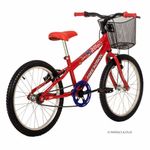 Bicicleta Infantil Aro 20 Lady Bug & Miraculous V-Brake Vermelho Coke Free Action
