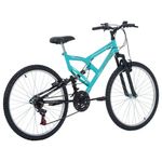 Bicicleta Full FA 240 Mountain Bike Aro 26 Quadro Aço 18 Marchas V-Brake Free Action
