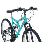 Bicicleta Full FA 240 Mountain Bike Aro 26 Quadro Aço 18 Marchas V-Brake Free Action