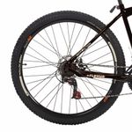 Bicicleta Flexus 15 Mtb Aro 29 Quadro Aço 21 Marchas Free Action Preto Brilho