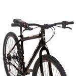 Bicicleta Flexus 15 Mtb Aro 29 Quadro Aço 21 Marchas Free Action Preto Brilho