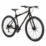 Bicicleta Flexus 15 Mtb Aro 29 Quadro Aço 21 Marchas Free Action Preto Brilho