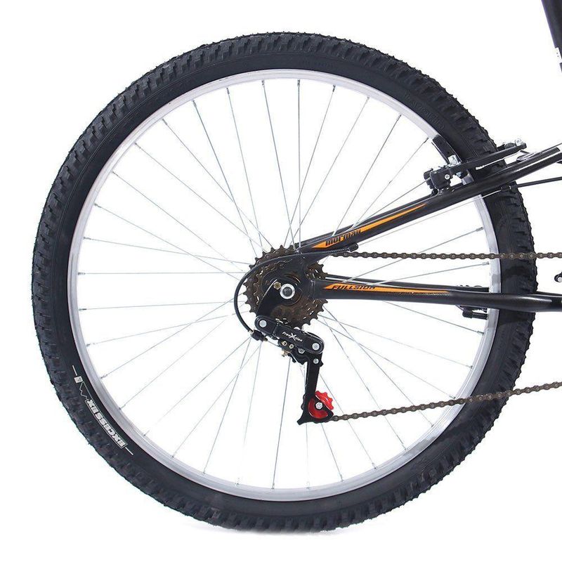 Bicicleta Eco Mormaii Fullsion Mountain Bike Aro 26 Quadro Aço 18 Marchas Preto Fosco