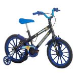 Bicicleta Infantil Capivara Riders Aro 16 Quadro Aço V-Brake Preto Brilho Free Action
