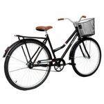 Bicicleta Aro 26 Paradise Urbana Quadro Aço 1v Contra Pedal Preto Cooper Free Action