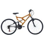Bicicleta Full FA 240 Mountain Bike Aro 26 Quadro Aço 18 Marchas V-Brake Free Action