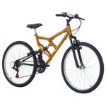 Bicicleta Full FA 240 Mountain Bike Aro 26 Quadro Aço 18 Marchas V-Brake Free Action