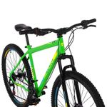 Bicicleta Flexus 20 Mountain Bike Aro 29 Quadro Aço 21v Free Action Verde Kawasaki