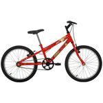 Bicicleta Joy Mountain Bike Aro 20 Quadro Aço 1 Marcha Infantil V-brake Vermelho Coke Free Action