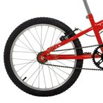 Bicicleta Joy Mountain Bike Aro 20 Quadro Aço 1 Marcha Infantil V-brake Vermelho Coke Free Action