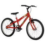 Bicicleta Joy Mountain Bike Aro 20 Quadro Aço 1 Marcha Infantil V-brake Vermelho Coke Free Action