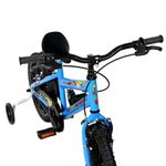 Bicicleta Aro 16 Infantil Joy com Rodinhas Laterais V-Brake Azul Capri Free Action