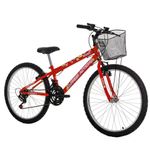 Bicicleta Donna Mountain Bike Aro 24 Quadro Aço 18 Marchas Free Action