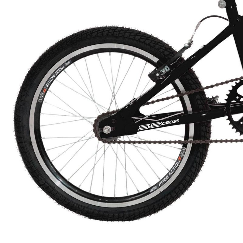 Bicicleta Bmx Sts Cross Aro 20 Quadro Aço 1 Velocidade Free Action