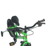 Bicicleta Aro 16 Top Lip Mountain Bike Quadro Aço 1 Marcha Verde Kawasaki Mormaii