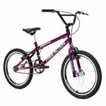 Bicicleta Bmx Sts Cross Aro 20 Quadro Aço 1 Marcha Violeta Free Action