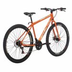 Bicicleta Flexus 15 Mtb Aro 29 Quadro Aço 21 Marchas Freio a Disco Free Action Laranja