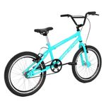 Bicicleta Bmx Sts Cross Aro 20 Quadro Aço 1v Verde Tiffany Free Action
