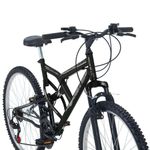 Bicicleta Full FA 240 Mountain Bike Aro 26 Quadro Aço 18 Marchas Preto Free Action