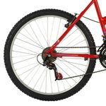 Bicicleta Donna Mountain Bike Aro 26 Quadro Aço 18 Marchas V-Brake Vermelho Coke Free Action