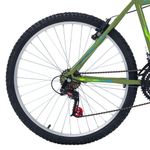 Bicicleta Eden Mountain Bike Aro 26 Quadro Aço 18 Marchas Verde Militar Free Action