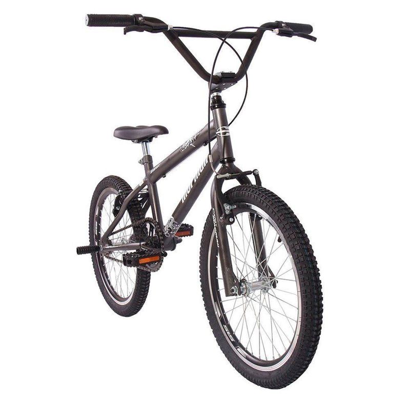 Bicicleta Energy Cross Aro 20 Quadro Aço Carbono 1v Grafite Mormaii
