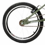 Bicicleta Bmx Sts Cross Aro 20 Aço 1v Verde Militar Free Action