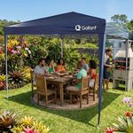 Tenda Gazebo Sanfonado Dobrável 3x3m com Mala de Transporte Gallant Azul (GTG03SF01AR-AZ)
