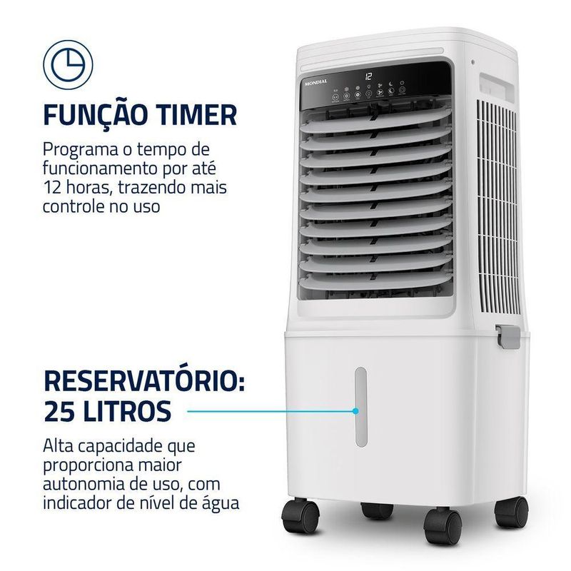 Climatizador de Ar Mondial Wind Turbo 150W CL-25L 127V (75001-01)