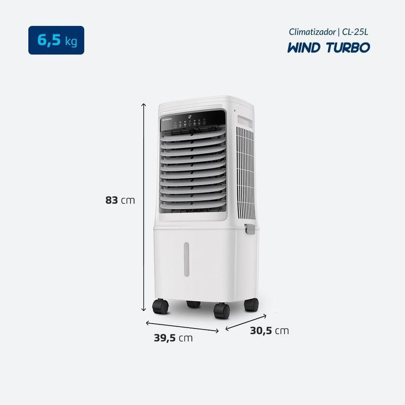 Climatizador de Ar Mondial Wind Turbo 150W CL-25L 127V (75001-01)
