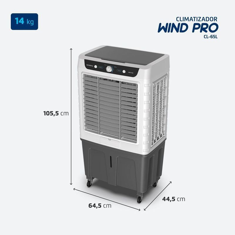 Climatizador de Ar Mondial Wind Pro CL-65L 260W 65L 220V (75586-02)