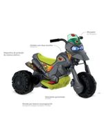 Moto Elétrica Bandeirante Xt3 6v Marchas Frente E Ré Velocidade 3,5 Km/h Grafite/amarelo