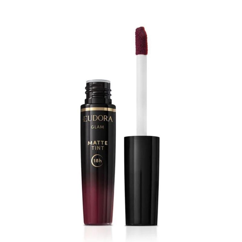 Eudora Batom Líquido Vinho Sublime Glam Matte Tint 4g