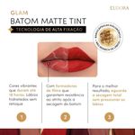 Eudora Batom Líquido Vinho Sublime Glam Matte Tint 4g
