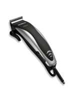 Máquina de cortar cabelo mondial hair stylo cr-02 4 com pentes prata/preta
